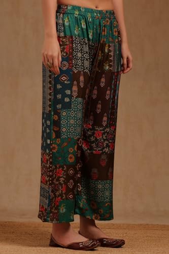 Soch Womens Wine Muslin Solid Co-Ord Set