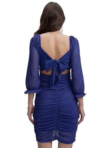 Tokyo Talkies Women Knee Length V-Neck Casual FIT TTJ6009750 L