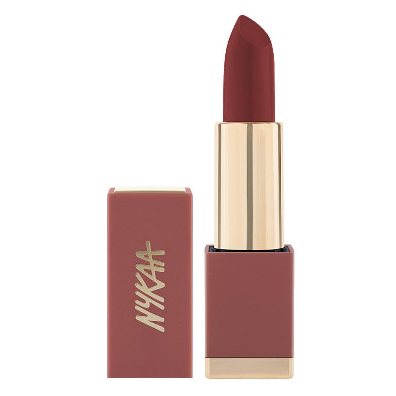 Nykaa Matte Luxe Lipstick - Truffle, Brown Nude, 4.2g