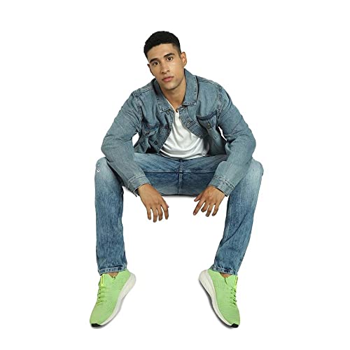 Jack & Jones Men's Cotton Blend Slim Fit Blue Jeans_38