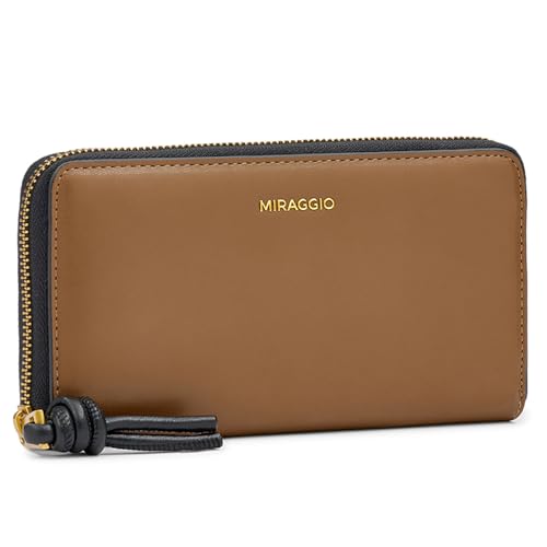 Miraggio Theo Zip Around Wallet for Women Daily Use | Gift for Her