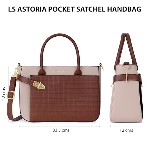 Lavie Signature Women's Astoria Satchel Bag | Satchel Handbag for Work | Ladies Purse | Stylish Shoulder Bag | Gift for Women
