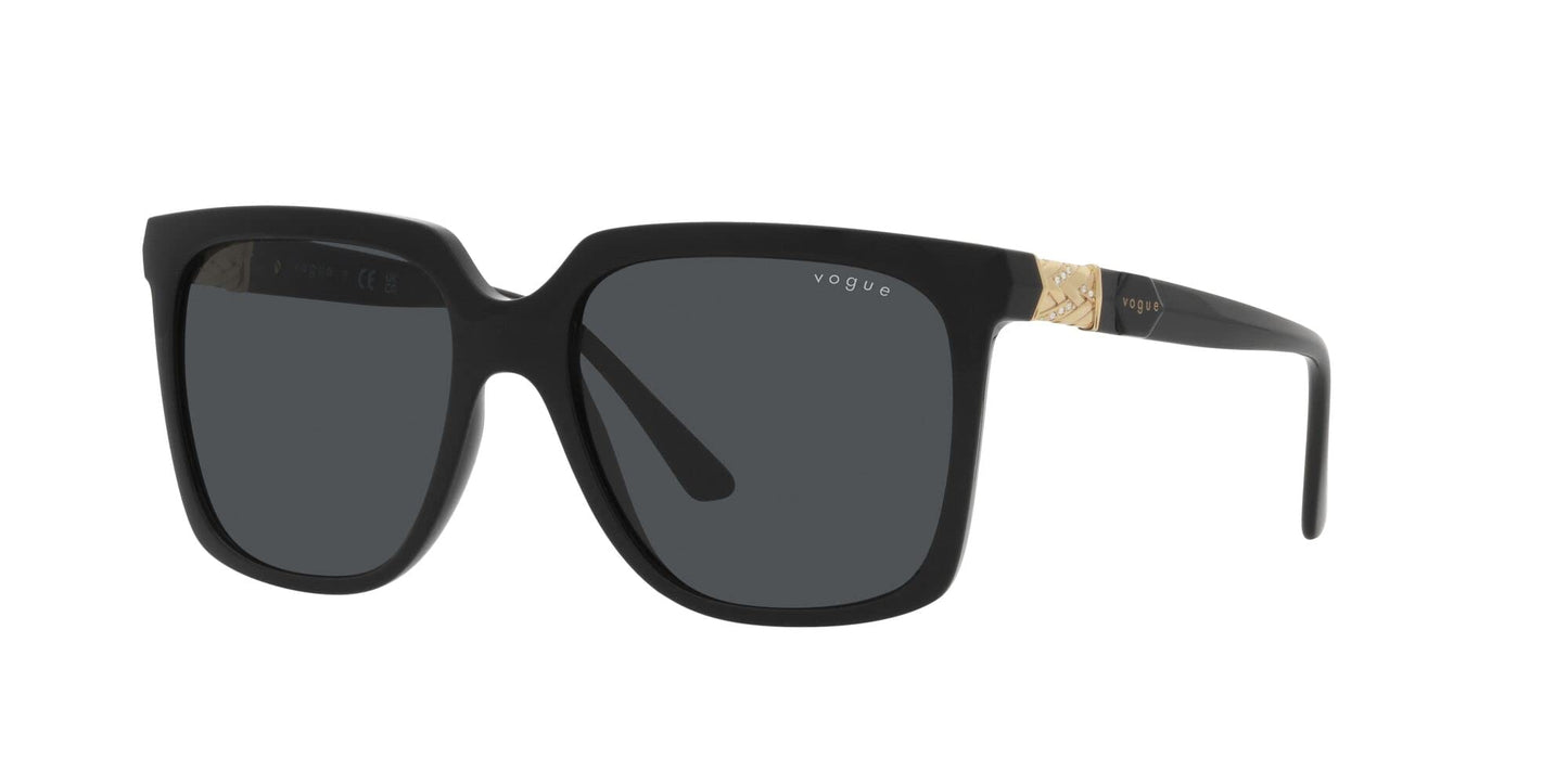 Vogue Eyewear Women UV Protected Grey Lens Square Sunglasses - 0VO5476SBW44/8754