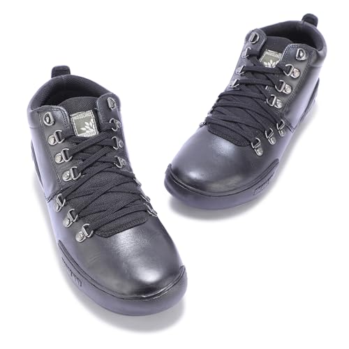 Woodland Men's Black Leather Casual Shoe-8 UK (42 EU) (GC 1869115NW)