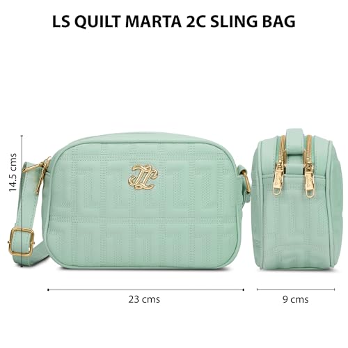 Lavie Signature Women's Quilt Marta Crossbody Sling Bag | Ladies Purse Handbag | Gift For Women