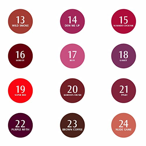 Glam21 Matte Lippie No Transfer Lip Gloss | Lightweight and comfortable| Creamy Matte Formula - 4 gm | Fire N Ice-09