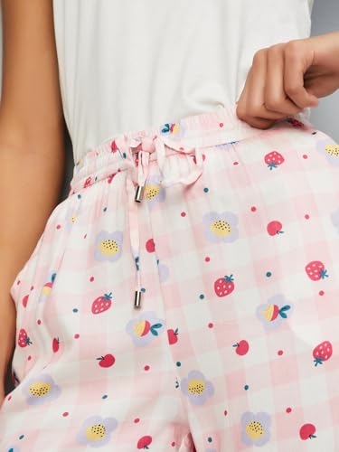 Max Women Printed Shorts (Pink_XXL)
