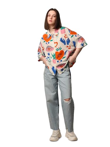 ONLY Women's Regular Fit Shirt (9008119-Cloud Dancer_Cloud