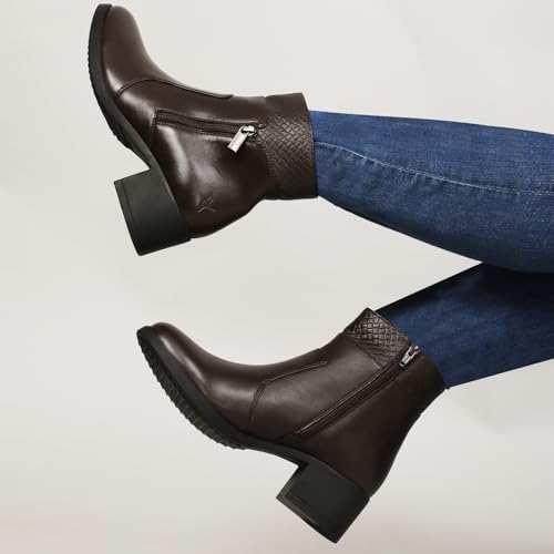 YOHO Slays Model 001 Boots for women | Crafted from premium and lightweight material | Stylish Casual Shoes|Comfortable Fit | Classic Black - UK 5