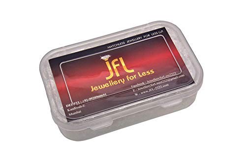 JFL- Fusion Fashion One Gram Gold Plated Diamond Jhumki studded red ruby & green emerald for Girls & Women,Valentine