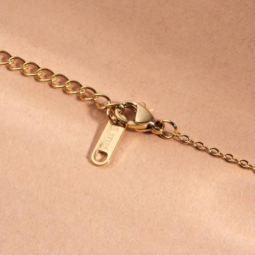 PALMONAS Crystal Crown Petite Pendant for Women - Waterproof & Anti-Tarnish Jewellery, Gift For Girls & Women