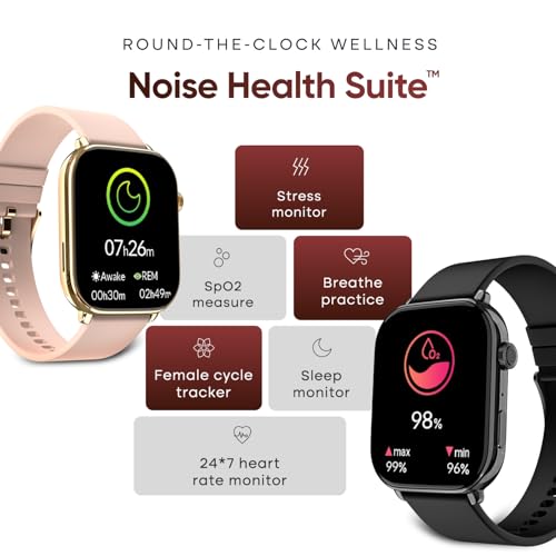 Noise ColorFit Pulse 4 Pro Smartwatch - Rose Pink