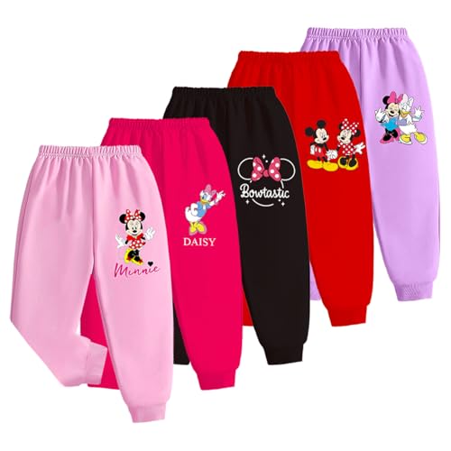 Kuchipoo Regular Fit Baby Girls Pyjamas - Pack of 5 (© DISNEY-PAJ-142, Multicolor, 9-10 Years)