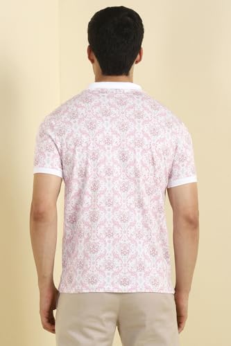 Allen Solly Men's Regular Fit T-Shirt (ASKWQRGFO49453_White