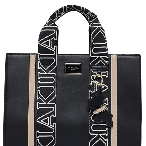 Akiki London Women's Wembley Large Satchel Handbag | Satchel Bag for Work | Ladies purse | Stylish Shoulder Bag | Gift For Women