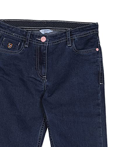 US Polo Association Girl's Regular Jeans (UGJEN0003_DK. Blue_EL)