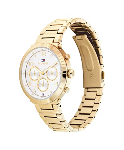 Tommy Hilfiger Silver White Dial Round Shaped Casual Women Watch_TH1782490W