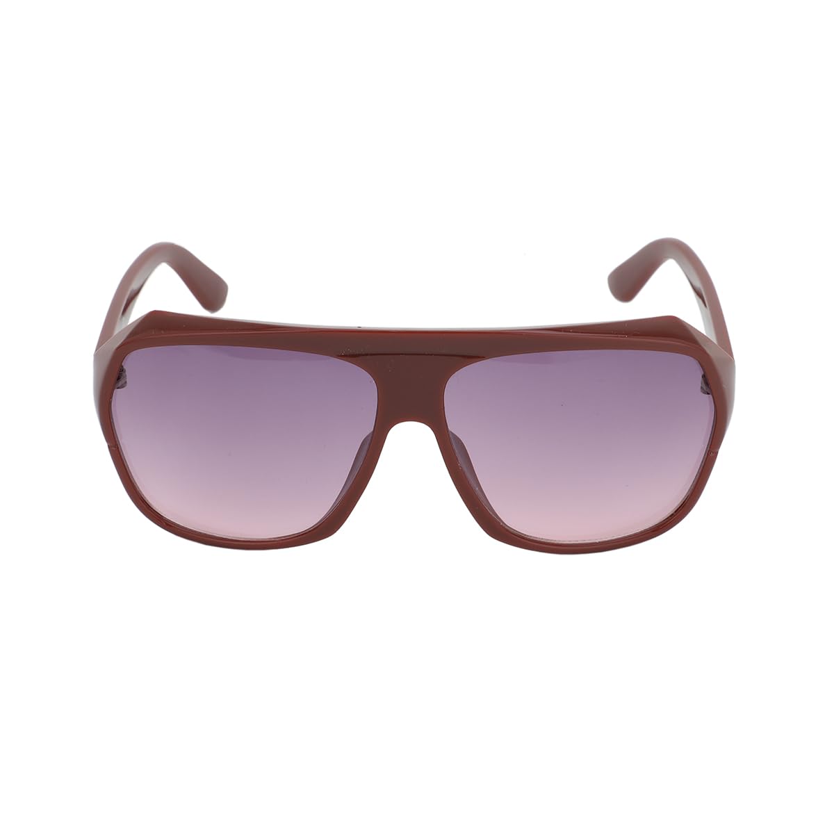 Maroon Toned with Polycarbonate UV Protected Lens Oversized Sunglass for women