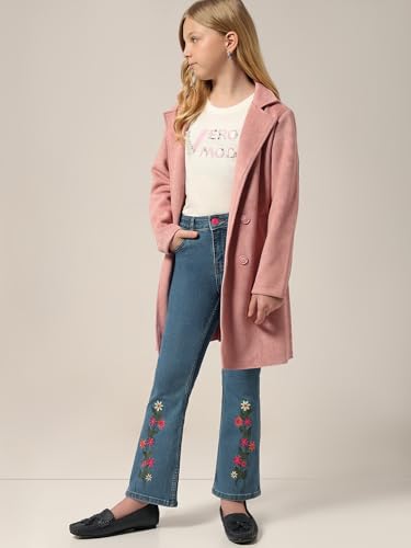 VERO MODA Girl Mid Rise Bootcut Blue Jeans