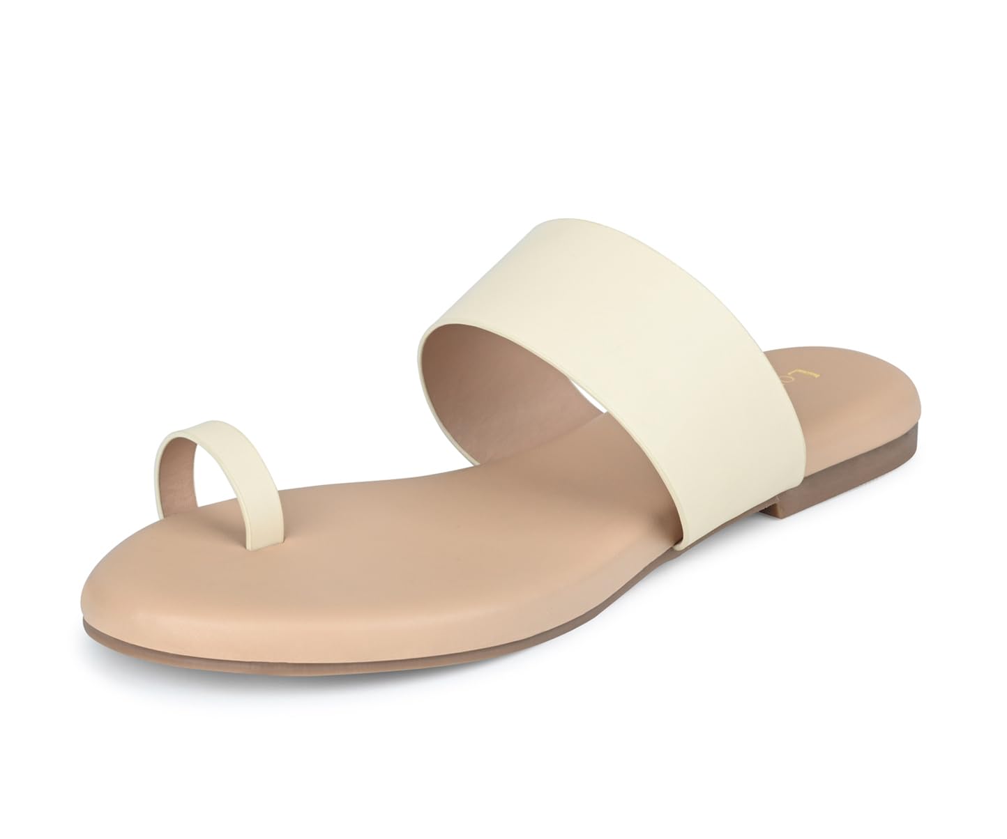 LOUIS STITCH Women’s Slip-On One Toe Flat Sandals | Comfortable Flats | LSOF-FI03-TI |