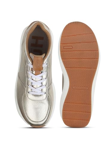 Hush Puppies Women Casual Lace Up Shoes - Gold (6Uk)