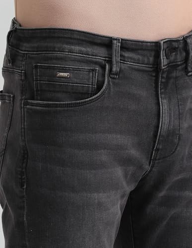 Arrow New York Men's Slim Jeans (ANAIJN2655_Black