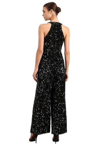 VERO MODA Women's Regular Fit Black Jumpsuit