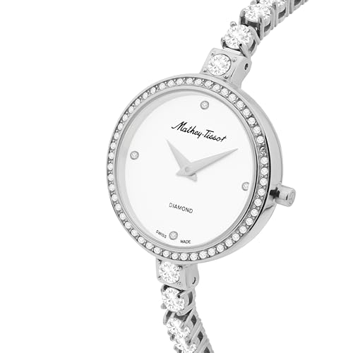 Mathey-Tissot Swiss Made Infinity Quartz White Dial Analog Watch for Women - D986SAI