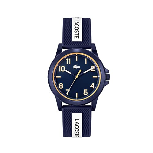 Lacoste Kids' Quartz Watch with Silicone Strap, Blue, 18 (Model: 2020142)