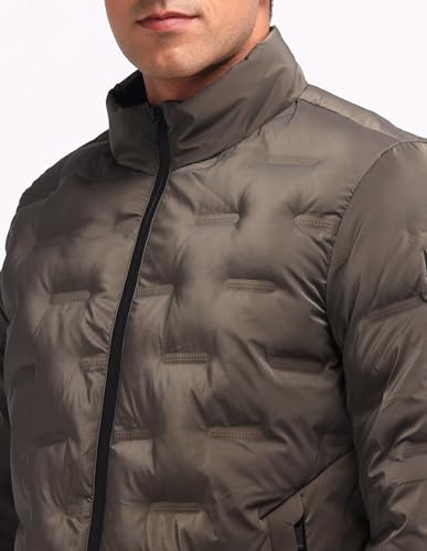 Arrow New York Men's A-Line Coat (ANAIJK4608_Brown