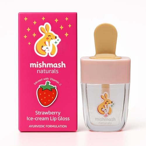 Mishmash Naturals Kids Makeup Kit | Blush, Lip Balm & Gloss | Pack of 3