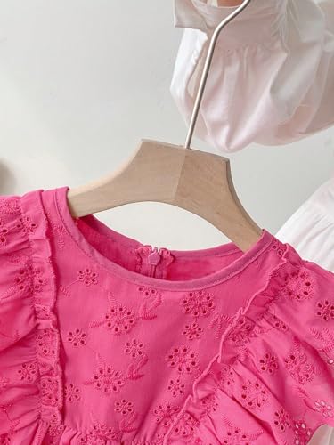 Tagas Girls' Dress |Girls’ Embroidered Ruffle Sleeve Dress |Dresses birthdaydress for Babygirls |