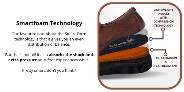 Buckaroo Jaripeo XIOMAR Premium Vegan Synthetic Brown Casual Shoes for Men: Size UK 10