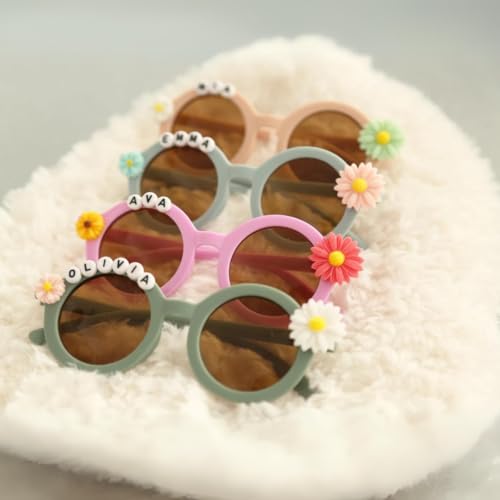 First Lens Funshine Kids Sunglasses Get Kids Name on Frame For Girls & Boys - UV400 Age (2 to 8) - Black