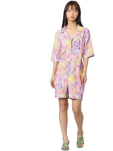 ONLY Pink Printed Playsuit