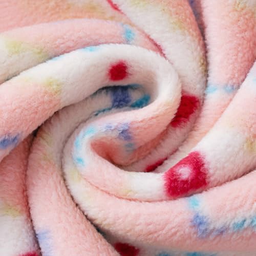 Hopscotch Girls Pink Full Sleeves Geometric Fleece Jacket For Age (4-5 Years)