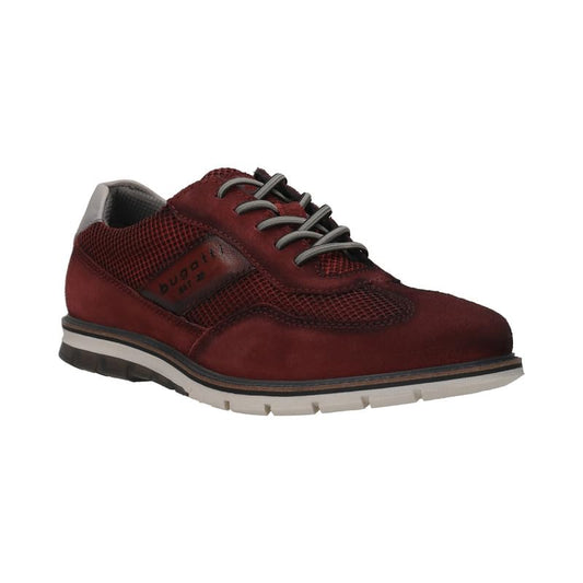 Bugatti Simone Comfort Dark Red Men's Wide Sneakers - UK 8