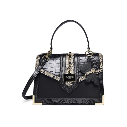 Akiki London Women's Ledbury 26 Small Flap Satchel Handbag | Satchel Bag for Work | Ladies purse | Stylish Shoulder Bag | Gift For Women