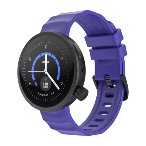 Noise Alt Watch 1 Smart Watch 1.32” AMOLED Display, Built-in GPS, AI Suite, Functional Rotating Crown, 1000NITS Brightness, Upto 7 Days Battery - Chosen Blue