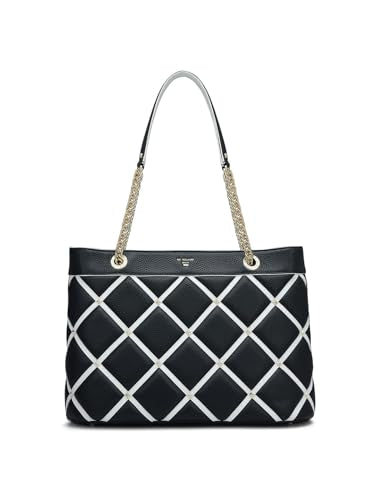 Da Milano Genuine Leather Black Shoulder Bag (01511) (Medium)