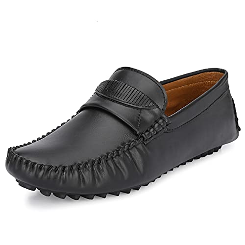 Prolific Men's Formal Drving Loafer Shoes (Size UK 6-13) Black