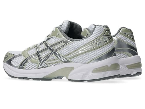 ASICS Womens GEL-1130 White/Dried Leaf Green Sneakers - 4 UK (1202A164.124)