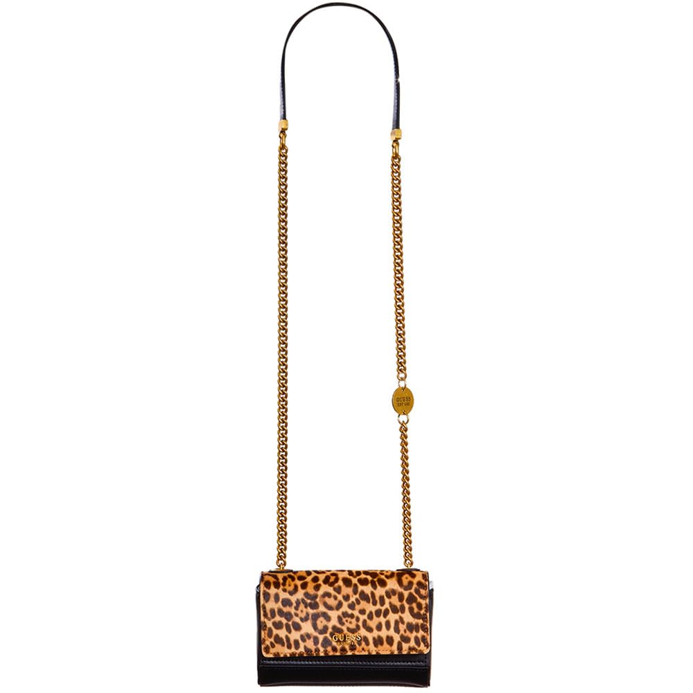 Guess Womens Iseline Mini Flap Bag (pack of 1), LEO, One Size, Western