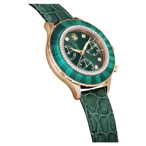 Swarovski Octea Chrono Watch, Green, Modern