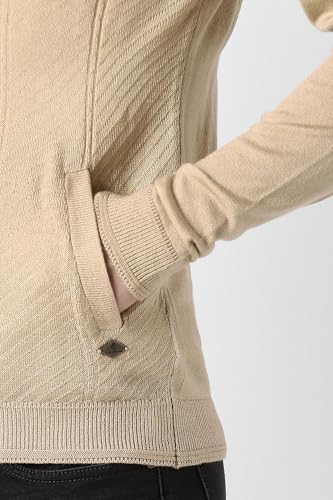 Men Beige Textured Sweater