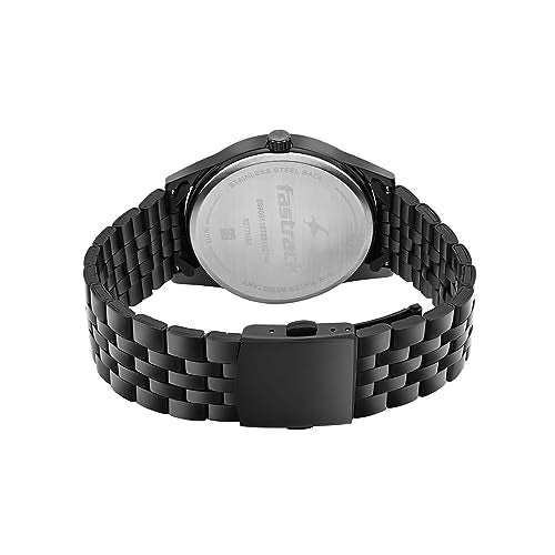 Fastrack Analog Blue Dial Men's Casual Stainless Steel Watch