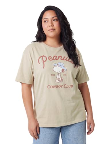 Max URB_N Women Peanut Oversized T-Shirt (Beige_3XL)