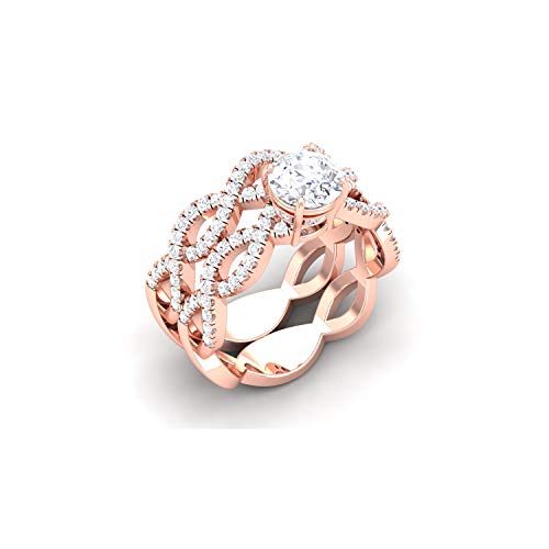 Avsar Jewellery 14k (585) Rose Gold Ring for Women