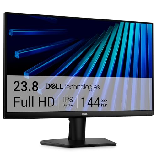 Dell 24 Display SE2426H 23.8" FHD (1920x1080) 144Hz 1ms, IPS (In-Plane Switching) Technology, AMD FreeSync, TÜV 3-Star 2X HDMI, Tilt