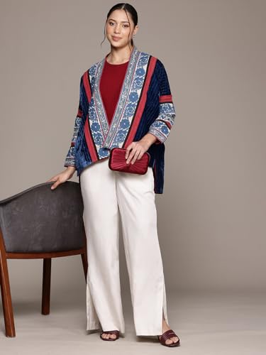 Ritu Kumar Blue Azra Jacket